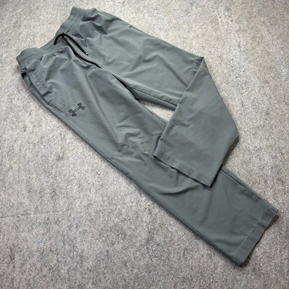 Under Armour Sportstyle Elite Crop Pants Men Small Gray 27" 1376965 - Picture 1 of 16